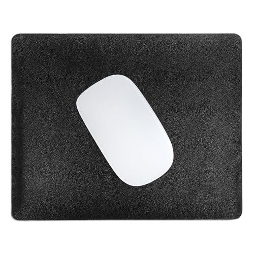 Dimeho Mini-Mauspad Kleines Mauspad Tragbares Reise-Mauspad Wasserdichtes Computer-Mauspad für Laptop kabellose Maus Tastatur Büro Zuhause rutschfeste Gummiunterseite(23x19cm) von Dimeho