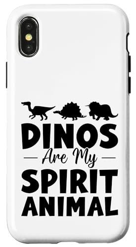 Dinos are my spirit animal - Dinosaurier Dino Lover Hülle für iPhone X/XS von Dinosaur Lover