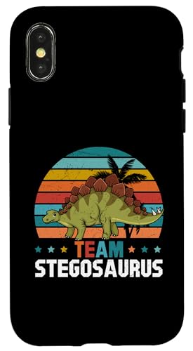 Dinosaurier Funny Dino Lover - Team Stegosaurus Hülle für iPhone X/XS von Dinosaur Lover