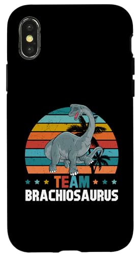 Dinosaurier Lustiger Dino-Liebhaber - Team Brachiosaurus Hülle für iPhone X/XS von Dinosaur Lover