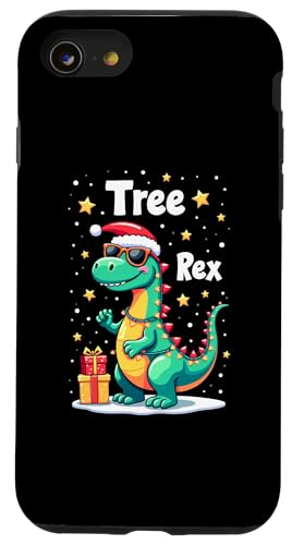 Hülle für iPhone SE (2020) / 7 / 8 Tree Rex Weihnachten Dinosaurier Lustig Dino Kostüm T-Rex von Dinosaurier Weihnachten Xmas Dino T-Rex Shop