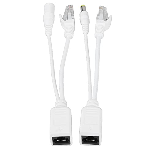 10 Pair Netzwerkkabel, DC 12V Internet Kabel POE RJ45-Kabel Stromversorgung über Ethernet-Adapter InjectorSplitter von Dioche