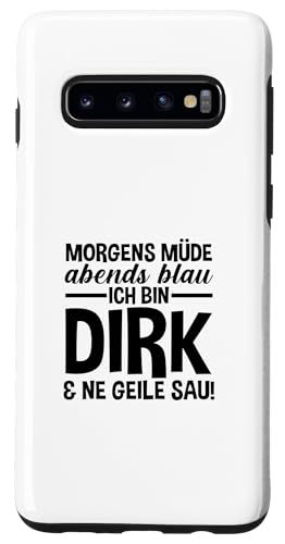 Hülle für Galaxy S10 Vorname Dirk von Dirk Geschenk