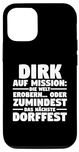 Hülle für iPhone 15 Pro Vorname Dirk von Dirk Geschenk