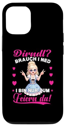 Hülle für iPhone 12/12 Pro Damen Trachtendirndl für Oktoberfest - Kinder Trachten von Dirndl Ersatz Oktoberfest Damen Outfit Bluse