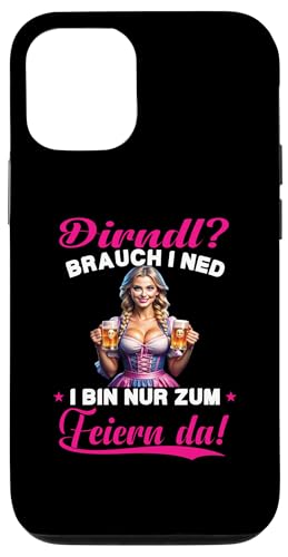 Hülle für iPhone 12/12 Pro Damen Trachtendirndl für Oktoberfest Trachtenshirt von Dirndl Ersatz Oktoberfest Damen Outfit Bluse