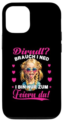 Hülle für iPhone 14 Damen Trachtendirndl für Oktoberfest - Kinder Trachten von Dirndl Ersatz Oktoberfest Damen Outfit Bluse