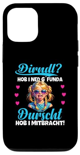 Hülle für iPhone 15 Damen Trachtendirndl für Oktoberfest - Kinder Trachten von Dirndl Ersatz Oktoberfest Damen Outfit Bluse