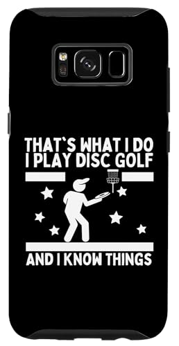 Hülle für Galaxy S8 Discgolf Das mache ich Lustiger Discgolf-Spieler von Disc Golfer Ultimate Frisbee Disc Golfing