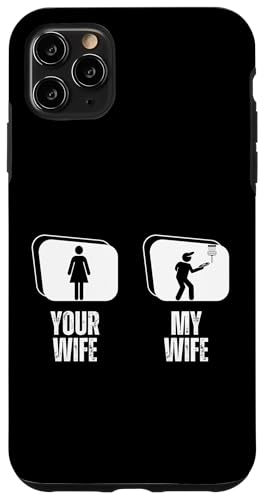 Hülle für iPhone 11 Pro Max Discgolf-Spieler Deine Frau Meine Frau Stolzer Ehemann Discgolf von Disc Golfer Ultimate Frisbee Disc Golfing