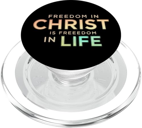 Freedom In Christ Is Freedom In Life PopSockets PopGrip für MagSafe Freedom In Christ Is Freedom In Life PopSockets PopGrip für MagSafe von Disciple of christ