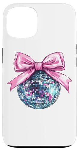 Discokugel rosa Kokette Schleife niedlich zierlich Schleife Band Mädchen Hülle für iPhone 13 von Disco Ball Coquette Bow