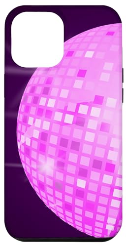 Hülle für iPhone 12 Pro Max Discokugel 70er 80er Retro Rosa Discokugel von Disco Ball Retro 70s 80s Disco Ball