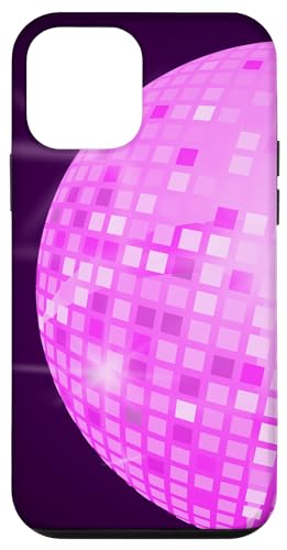 Hülle für iPhone 12 mini Discokugel 70er 80er Retro Rosa Discokugel von Disco Ball Retro 70s 80s Disco Ball