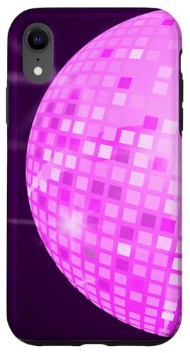 Hülle für iPhone XR Discokugel 70er 80er Retro Rosa Discokugel von Disco Ball Retro 70s 80s Disco Ball