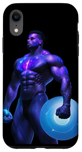 Hülle für iPhone XR Cosmic Workout: „Galactic Gains“ — Fitness mit dem Universum von Discovery Branding