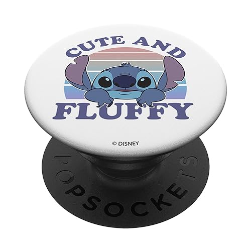 Disney Lilo & Stitch Cute and Fluffy Stitch PopSockets mit austauschbarem PopGrip von Disney