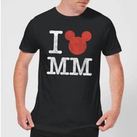 Disney Mickey Mouse I Heart MM T-Shirt - Schwarz - 3XL von Disney