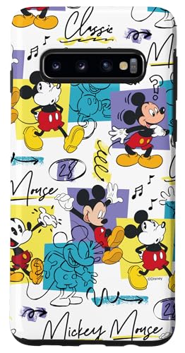 Hülle für Galaxy S10 Disney Mickey Mouse Retro Classic Vintage Animation Designs von Disney