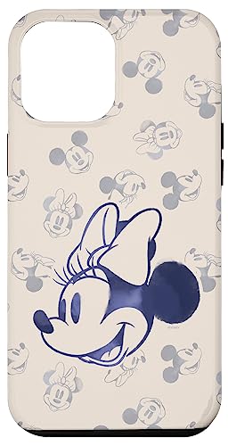 Hülle für iPhone 15 Pro Max Disney Minnie und Mickey Mouse Köpfe Retro Vintage Classic von Disney