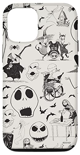 Hülle für iPhone 15 Pro Tim Burton's The Nightmare Before Christmas Tintendruck von Disney