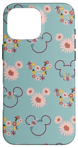 Hülle für iPhone 16 Pro Max Disney Mickey Mouse Blumen und Gänseblümchen Druck von Disney