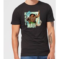 Vaiana (Moana) Maui Herren T-Shirt - Schwarz - 4XL von Disney