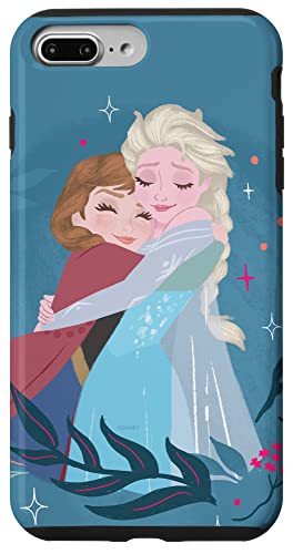 iPhone 7 Plus/8 Plus Disney Frozen Anna and Elsa Sister Hug Slate Blue Case von Disney