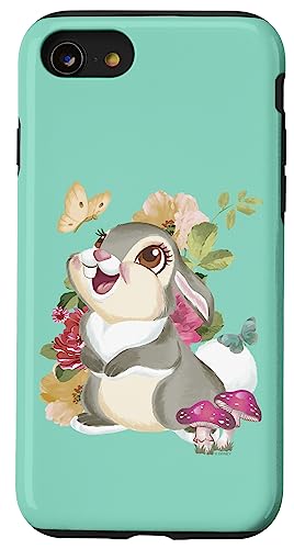 iPhone SE (2020) / 7 / 8 Disney Bambi Thumper Floral Butterflies Case von Disney