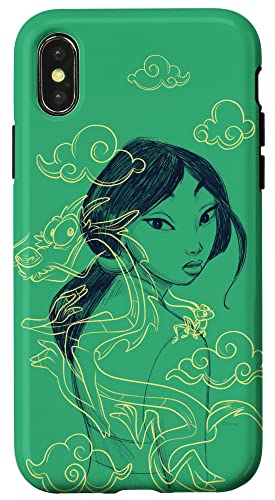 iPhone X/XS Disney Princess Mulan and Mushu Green Case von Disney