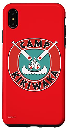 iPhone XS Max Disney Channel Bunk'd Camp Kikiwaka Red Background Case von Disney