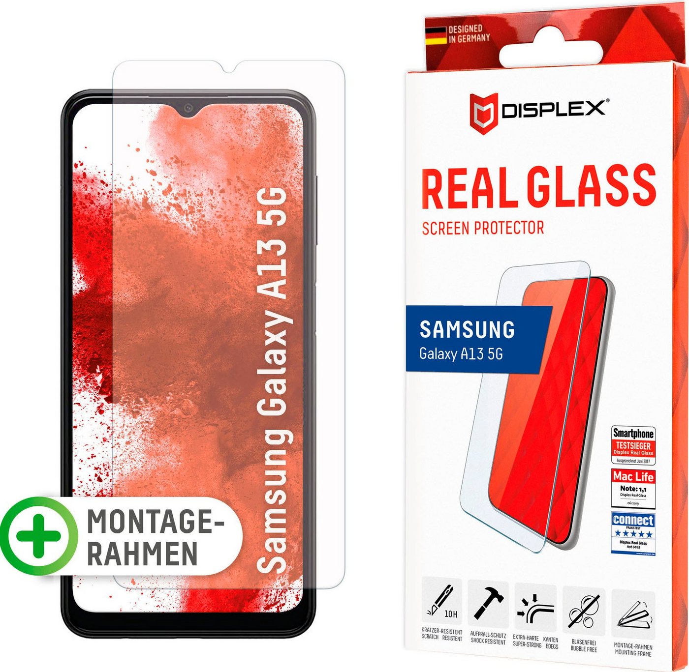 Displex Displayschutzglas Real Glass für Samsung Galaxy A13 5G, 1 Stück Displex Displayschutzglas Real Glass für Samsung Galaxy A13 5G, 1 Stück von Displex