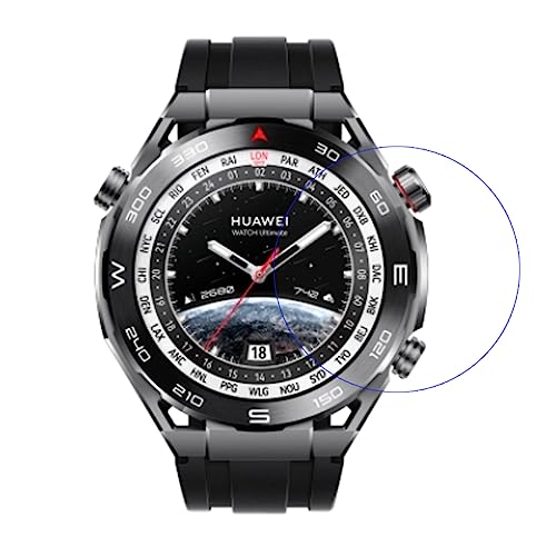 Disscool Displayschutzfolie aus gehärtetem Glas, kompatibel mit Huawei Watch Ultimate, 0,33 mm Schutzfolie, kratzfest, Smartwatch-Zubehör von Disscool