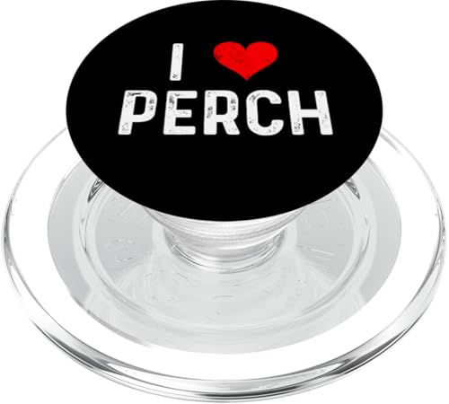 I Love Barsch – Herz – Distressed – Fischangeln PopSockets PopGrip für MagSafe von Distressed I Heart Love Apparel by RJ