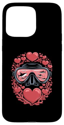 Hülle für iPhone 15 Pro Max Valentines Taucherbrille unter Wasser Scuba Diver von Diving Scuba Diver Gifts