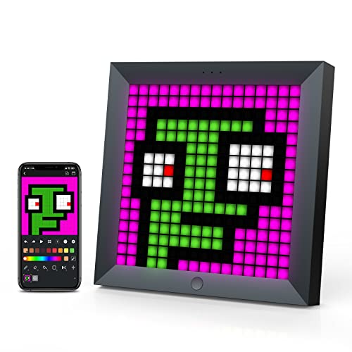 divoom LED Panel-16X16 Retro RGB Display Wandleuchte Anzug für LED Lightbar, DIY Pixel Art Animation, Smart App Steuerung, Multifunktional Gaming Deko Zubehör für PC und Gaming Zimmer Wand Setup von Divoom