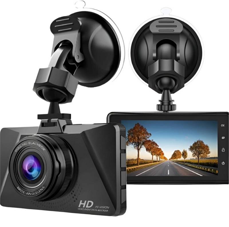 Diyarts Dashcam (Full HD, Hochauflösende 1080P FHD-Aufnahmen, mit Loop-Recordning, G-Sensor-Erkennung, und 24-Stunden Parkmonitor) von Diyarts