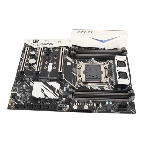 Desktop-Motherboard NVME M.2 SSD 4 Kanäle DDR4 2133/2400/2800 256 GB Erweiterbar, 4 DDR4-Speichersteckplätze, M.2 SSD-Steckplatz, SATA3.0, Gigabit-Netzwerk, LGA2011-Motherboard von Diyeeni