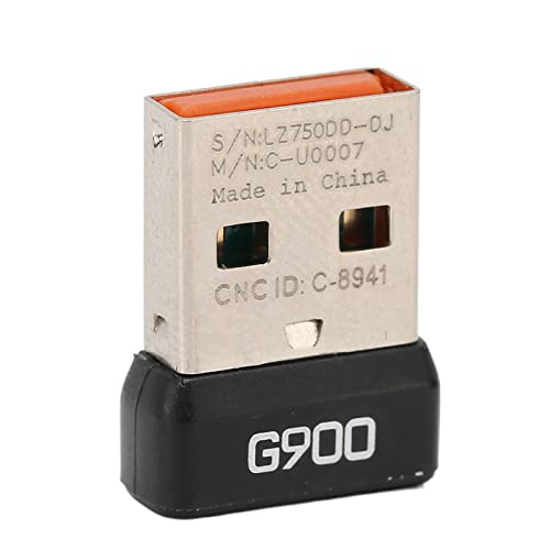 Diyeeni USB-Nano-Empfänger für G900 Chaos Spectrum Kabellose Maus, 2,4 G Kabelloser Maus-Empfänger-Adapter, USB-Empfänger für G900, Tragbar und Leicht, Plug-and-Play von Diyeeni