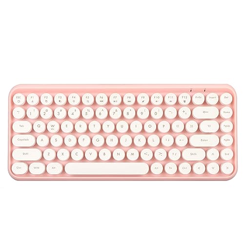 Kabellose -Tastatur mit 84 Tasten für IOS,undmit Kompaktem und Elegantem Design, Ergonomisch, Automatischer Ruhezustand von Diyeeni