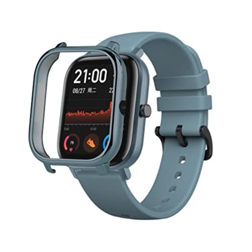 Dkings Hülle Kompatibel mit Amazfit GTS Schutzhülle - Harter PC Schutzrahmen Ultradünne Kratzfest Stoßfest Schutzhülle für Amazfit GTS Smartwatch (Blau) von Dkings