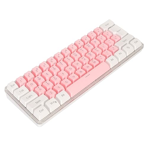 Doact Tastatur, 61-Tasten-Tastatur, Gaming-Tastatur, 60 Prozent, Kleine Gaming-Tastatur, Kabelgebundene Gaming-Tastatur, RGB-imitierte Mechanische Technik, Kompakt für von Doact