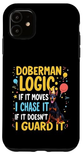 Lustiges Geburtstagsgeschenk Dobermann Pinscher Hund Hülle für iPhone 11 von Doberman Pinscher Fun Designs