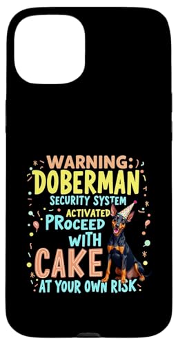 Lustiges Geburtstagsgeschenk Dobermann Pinscher Hund Hülle für iPhone 15 Plus von Doberman Pinscher Fun Designs