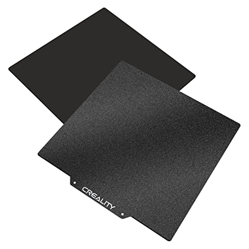 Docooler 3D Doppelseitiges schwarzes PEI-Platten-Kit 235 x 235 mm mit strukturierter Oberfläche Starke magnetische Kraft Ebenheit Kompatibel mit FDM 3D-Drucker Ender-3/Ender-3 Pro/Ender von Docooler