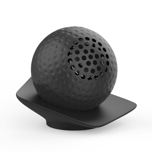 Docooler Tragbarer kabelloser BT5.0-Lautsprecher, Exquisite Golfballform mit Basis, AUX-IN, kabelgebundener Lautsprecher, Heimkino-Soundbox, Typ C, wiederaufladbar von Docooler