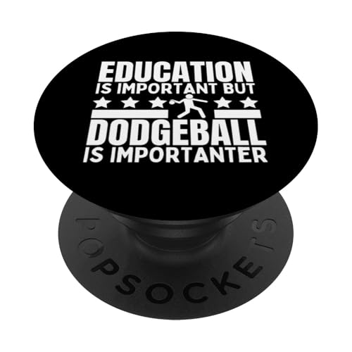 Dodgeball-Bildung ist wichtig Dodgeball PopSockets mit austauschbarem PopGrip von Dodgeball Enthusiasts Love This Sport Designs