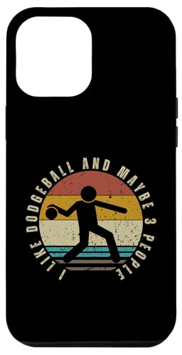 Hülle für iPhone 13 Pro Max Ich mag Dodgeball und vielleicht 3 People Dodgeball Player von Dodgeball Enthusiasts Love This Sport Designs