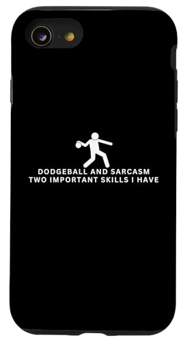 Hülle für iPhone SE (2020) / 7 / 8 Dodgeball und Sarkasmus Lustiger Völkerballspieler von Dodgeball Enthusiasts Love This Sport Designs