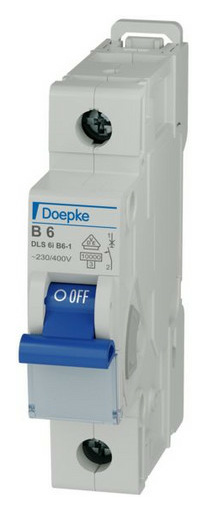 Doepke DLS 6i B6-1 LS-Schalter 10KA 1p. B-6A von Doepke